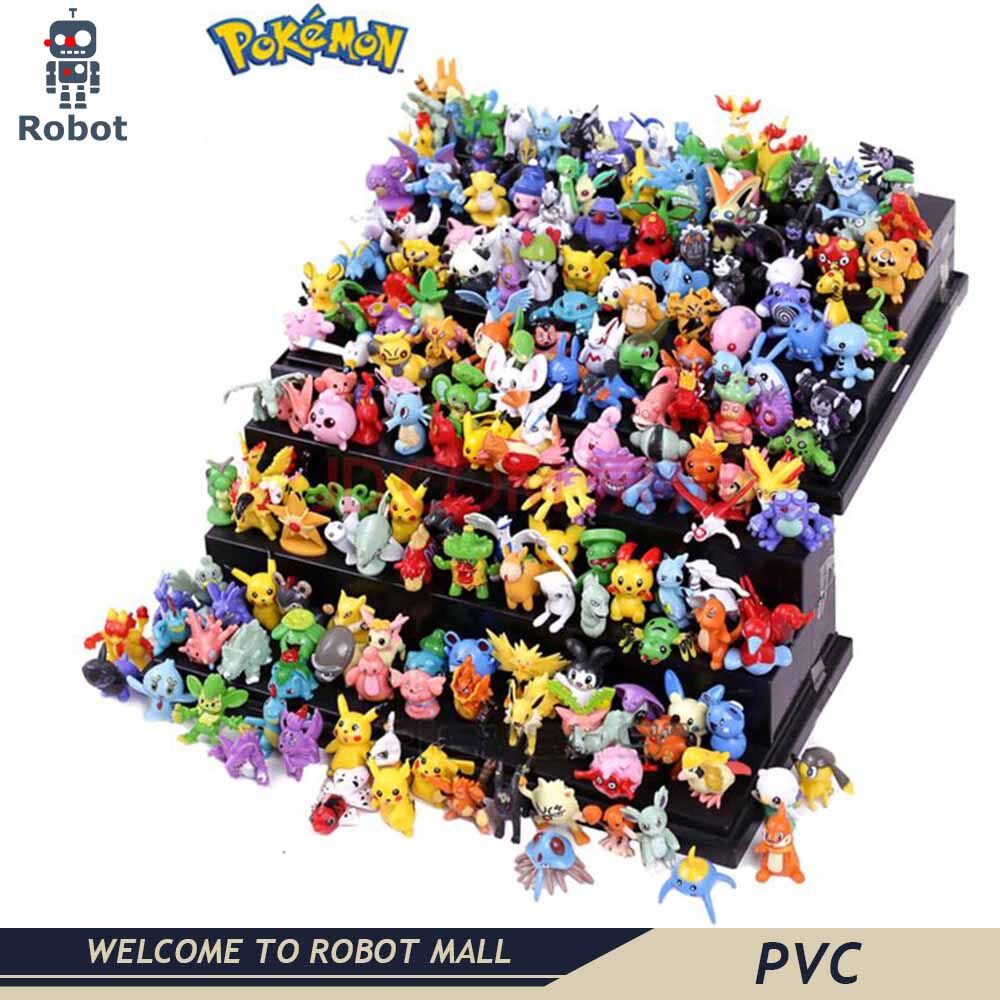 Robot 24-144pcs Different Styles 2-3cm Pokemon Figures Model Collection Pokémon Pikachu Anime Figure Toys Dolls Child Birthday Gift Kids Toy Toys For Boys Girls